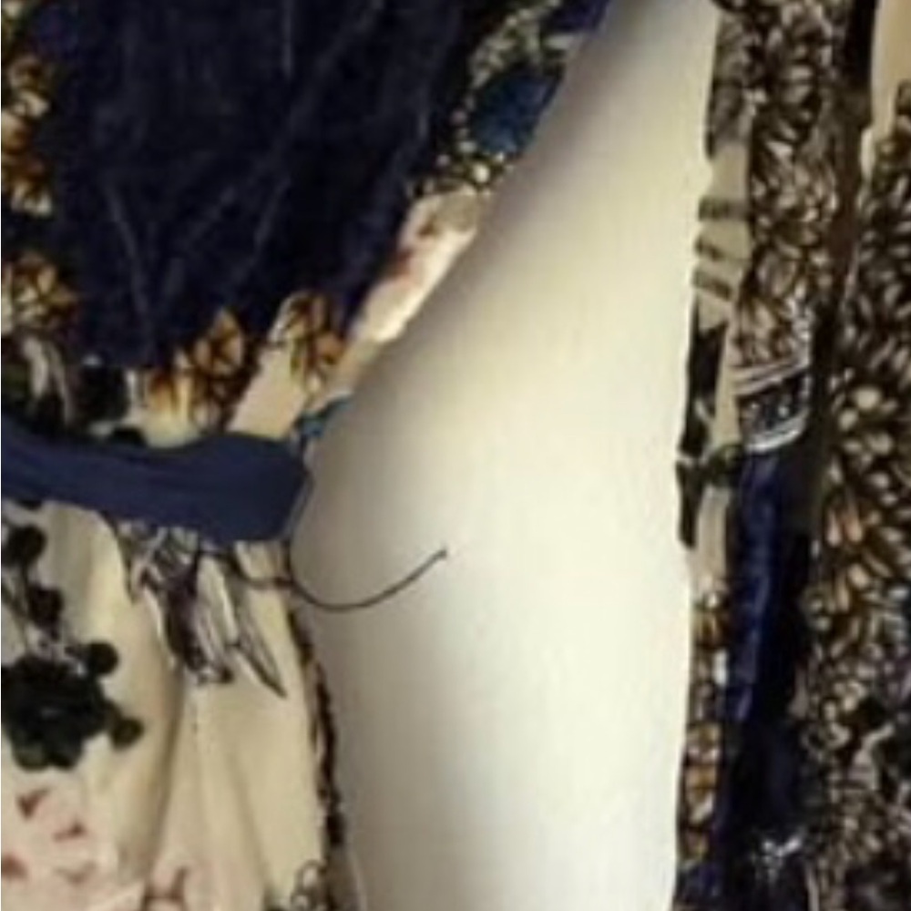 Floral Print Women's Robe - Picture 4 of 4